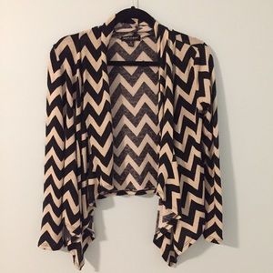 Chevron Patterned Cardigan